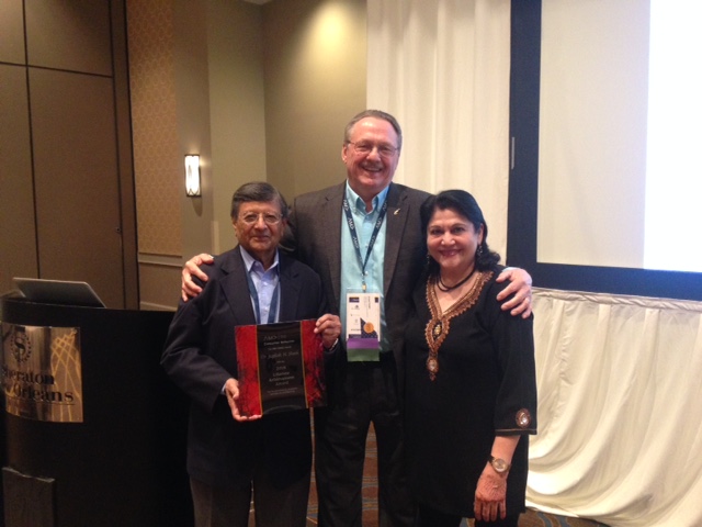 Dr. Sheth Winner of the CBSIG Lifetime Achievement Award